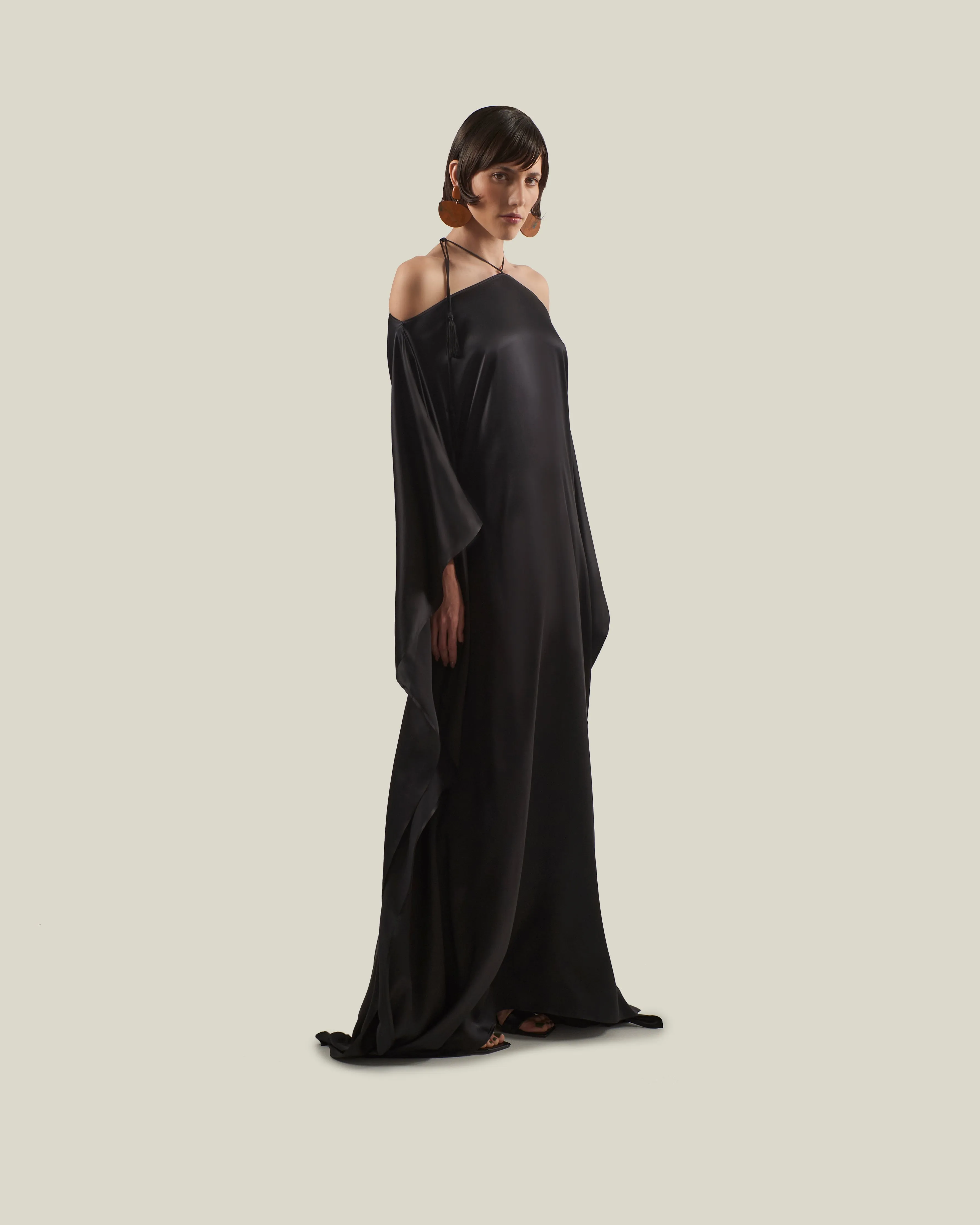 Sza Sza Kaftan in Black