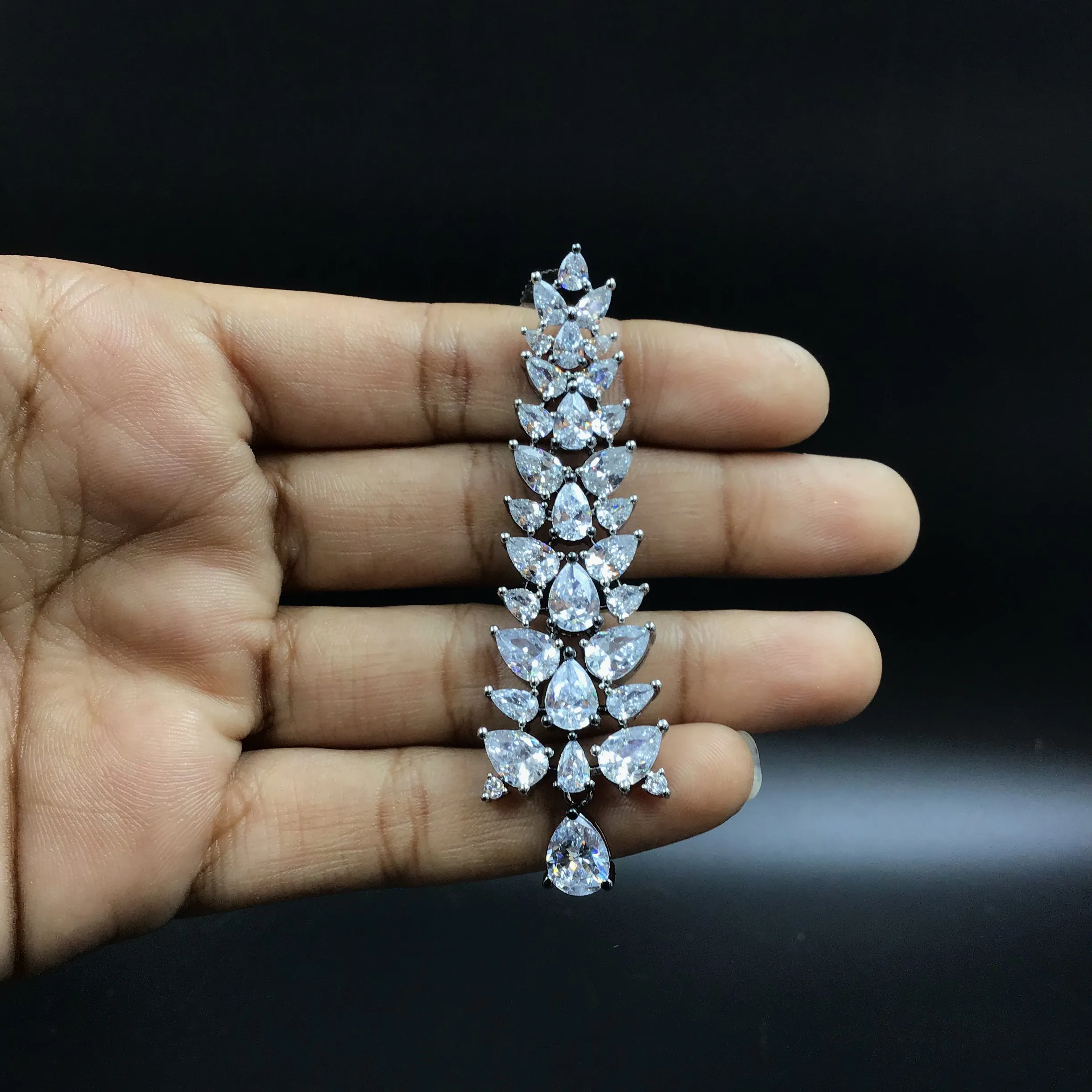 Victorian Zircon/AD Earring 5480-69