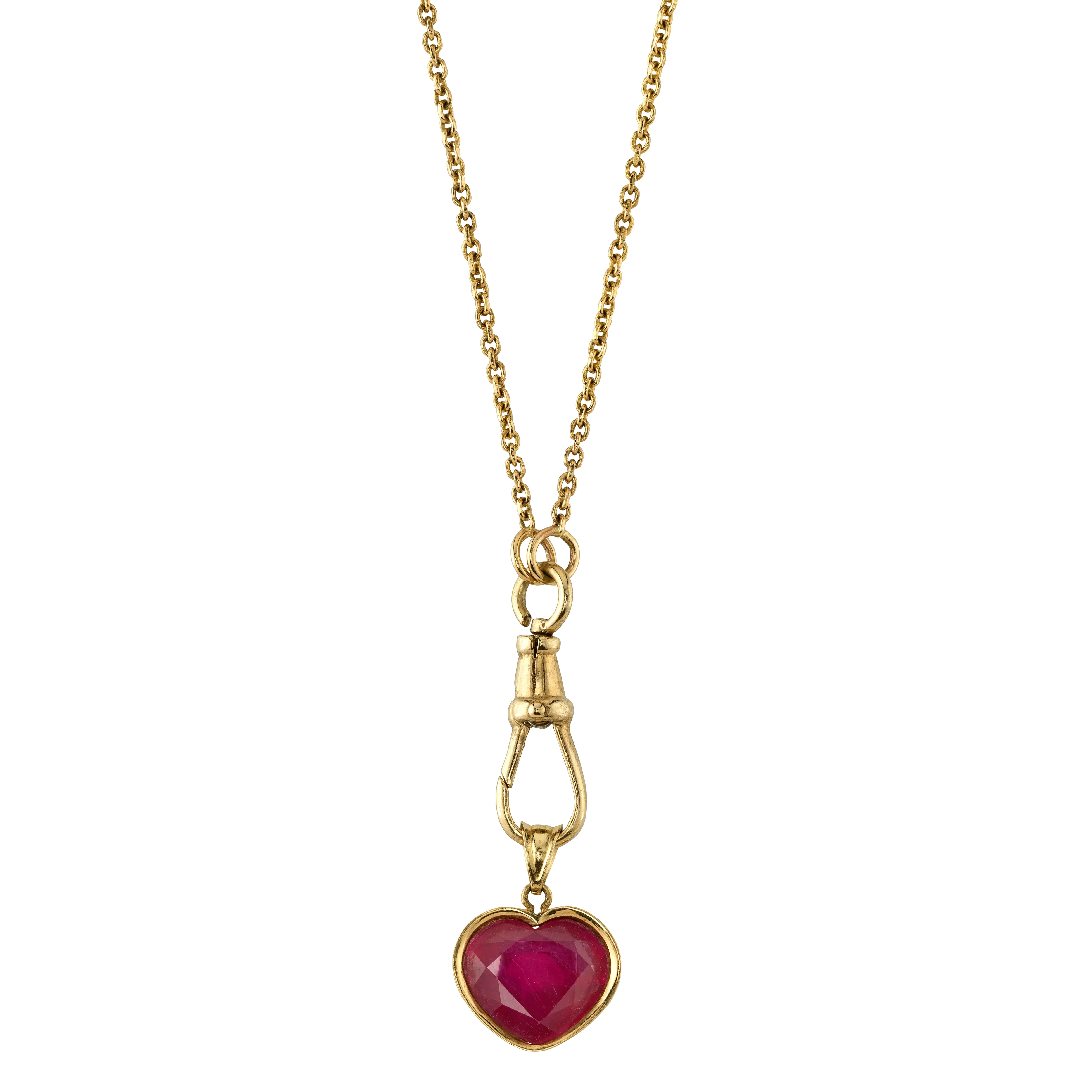 Vintage Chain Heart Pendant