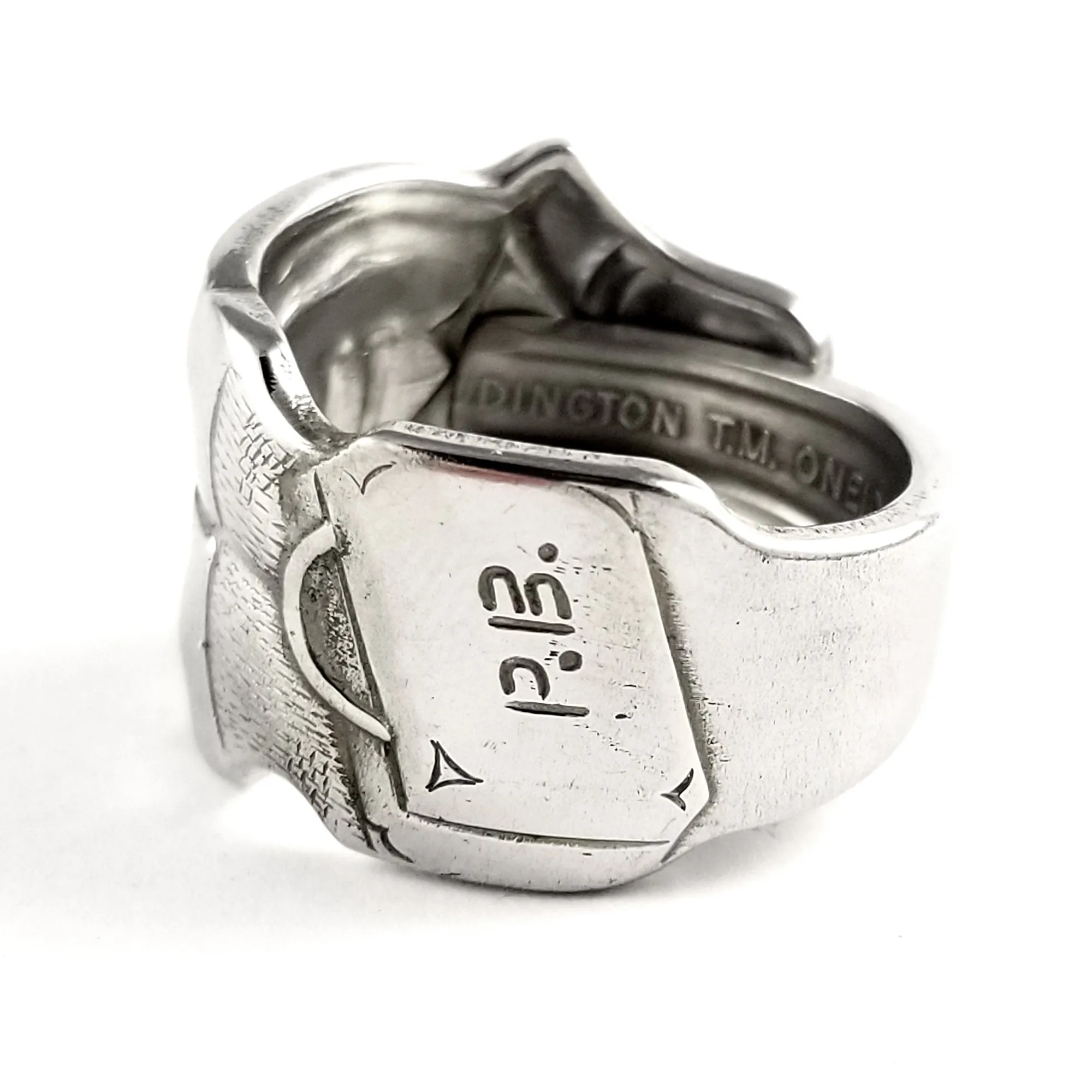Vintage Paddington Bear Stainless Steel Spoon Ring