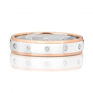 Wedding Band 9ct Diamond Wedding Band 4.1mm Ring RD716WR