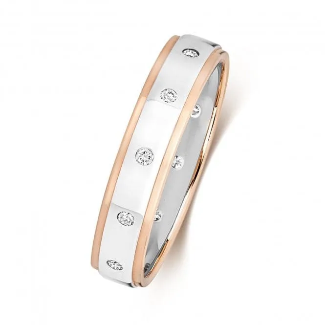 Wedding Band 9ct Diamond Wedding Band 4.1mm Ring RD716WR