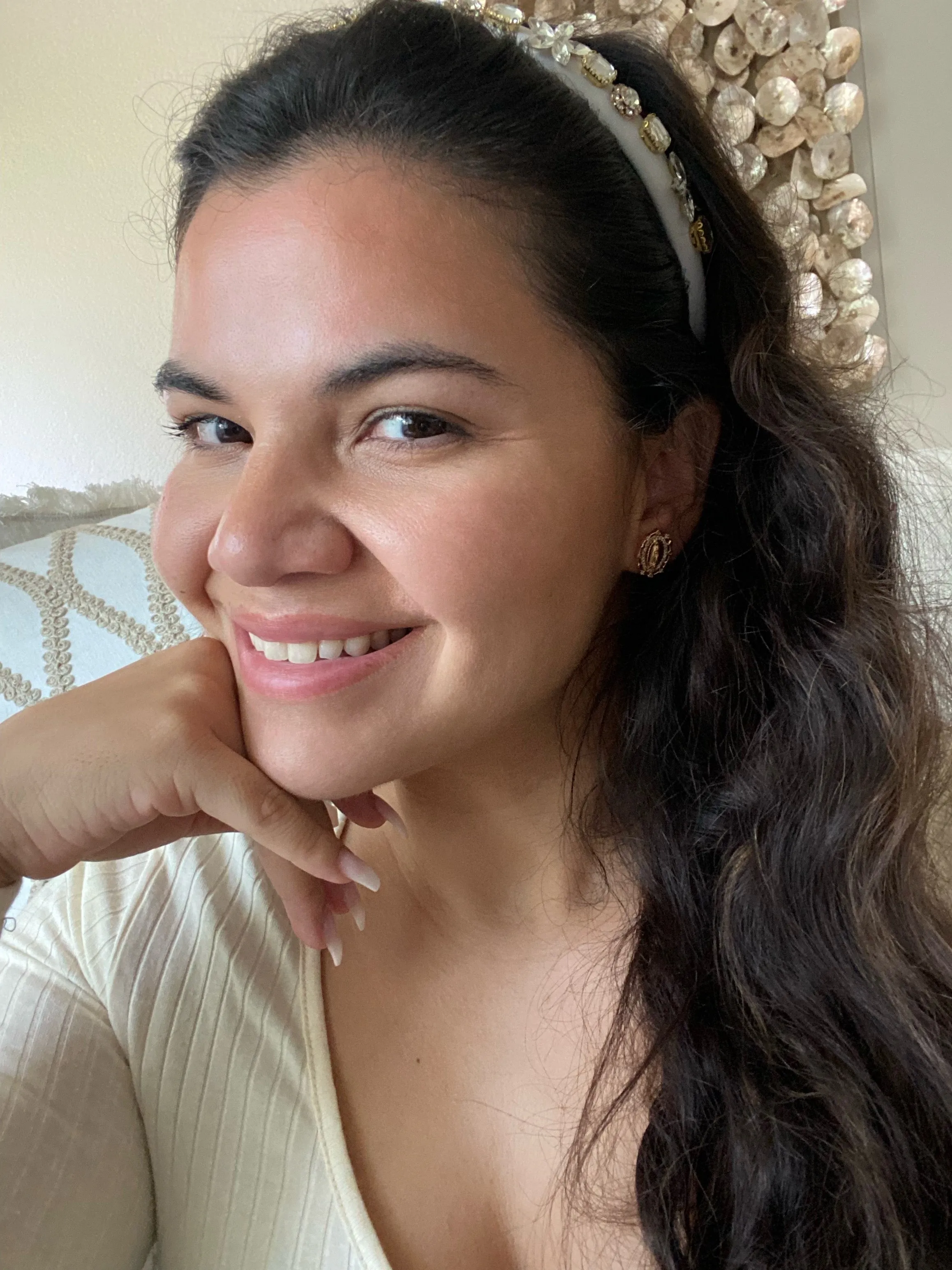 White Lily Headband