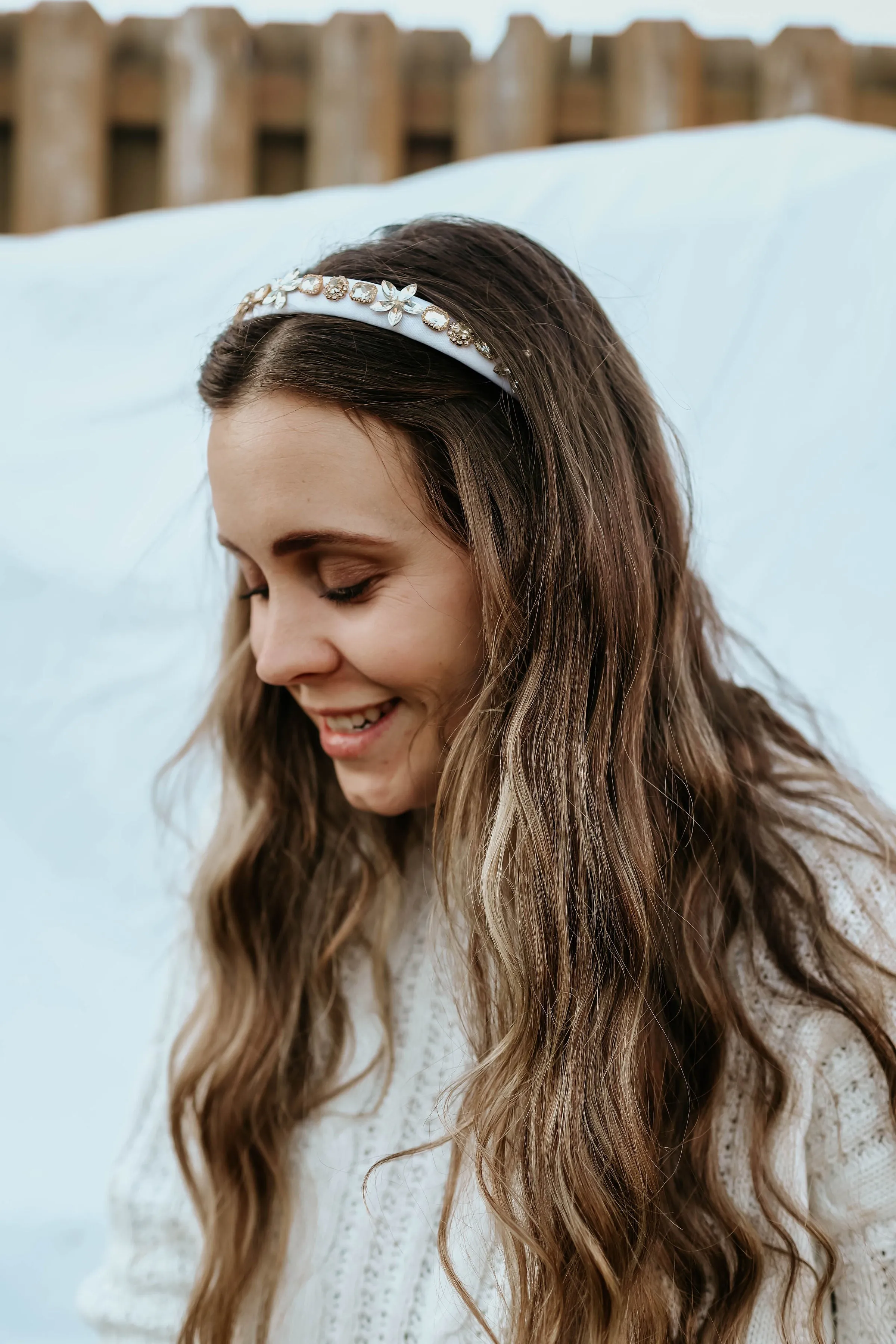 White Lily Headband