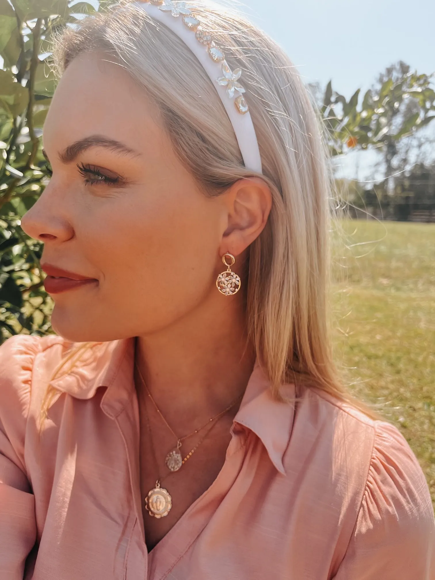 White Lily Headband