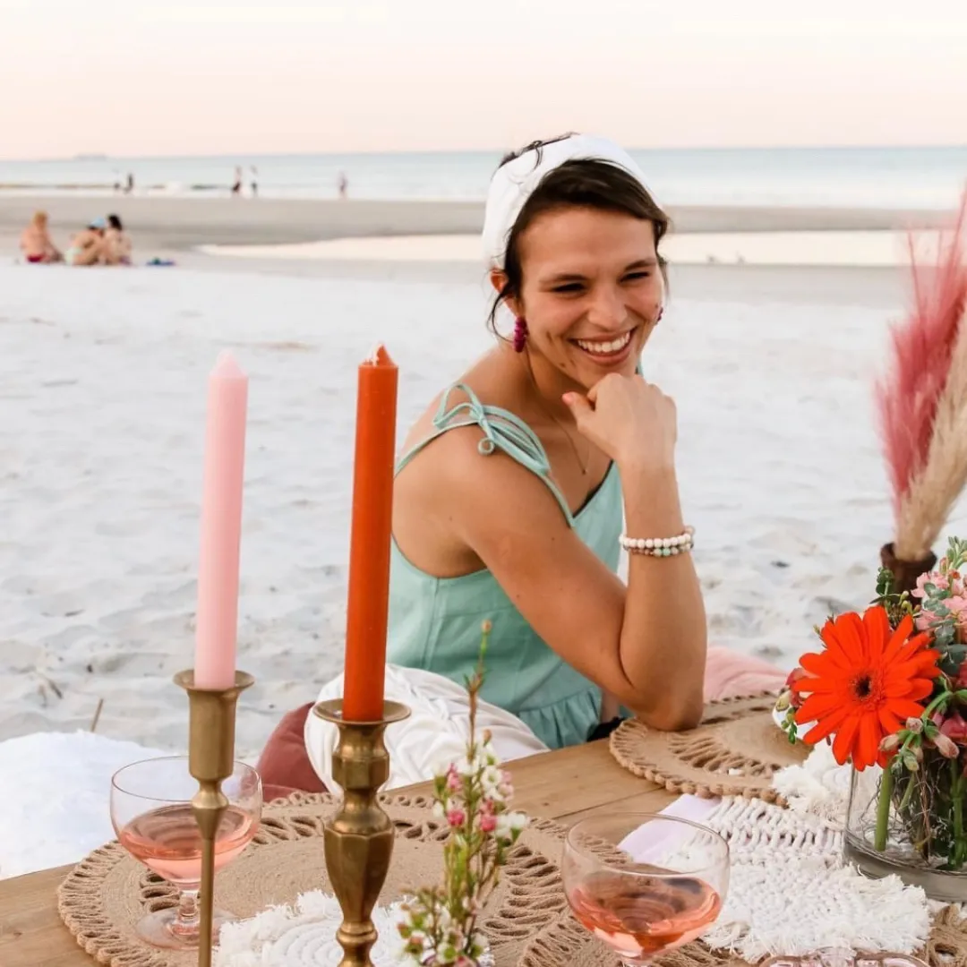 White Linen Headband