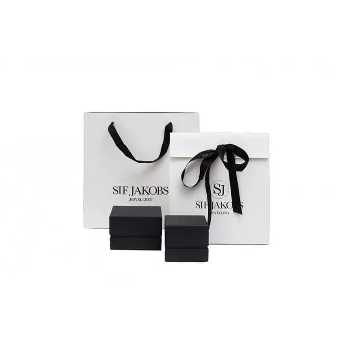 White Zirconia Roccanova Grande Necklace SJ-N42258-CZ-YG
